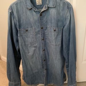 J.Crew Chambray Workshirt- Size M
